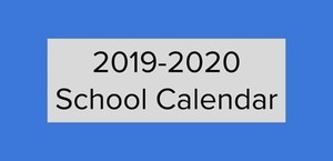 2019-2020 School Calendar
